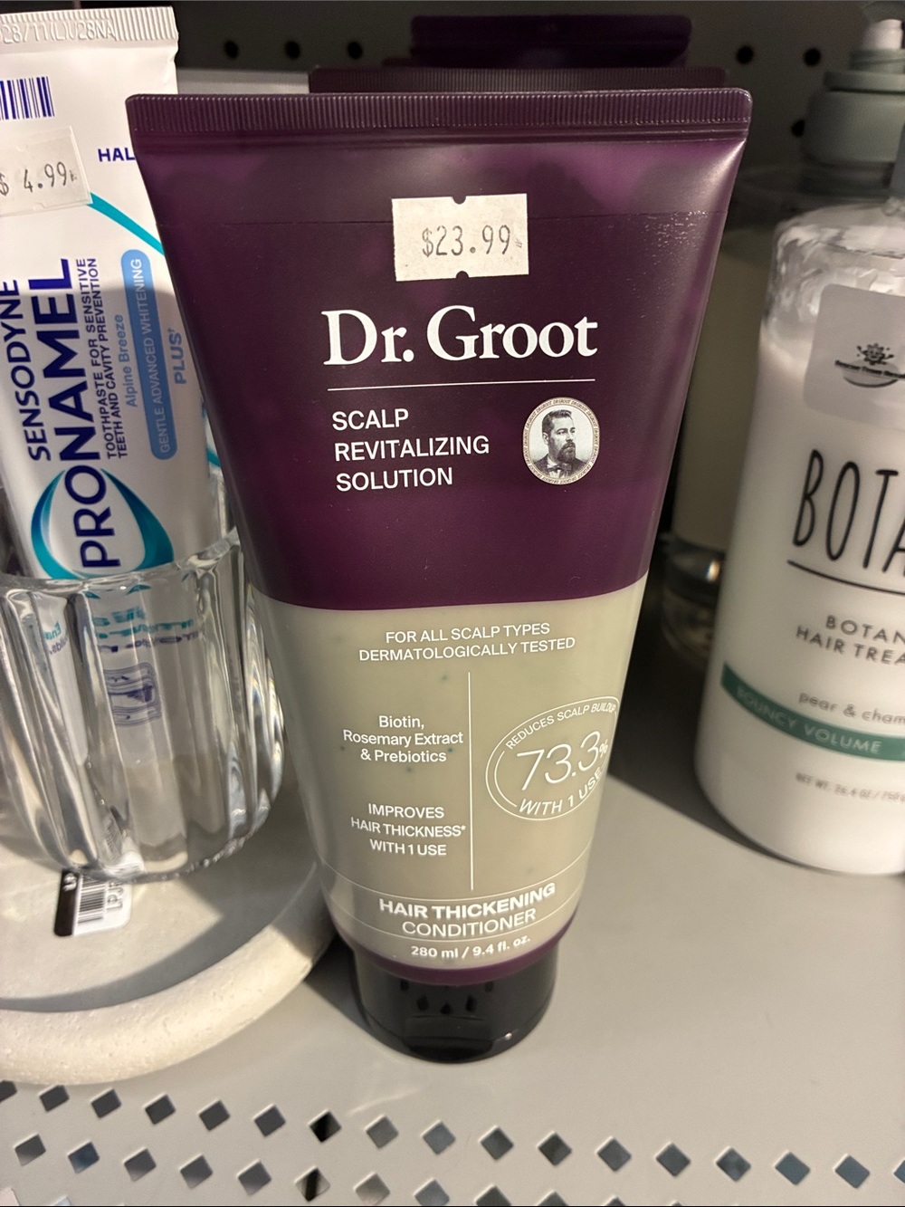 Scalp Revitalizing Hair Thickening Conditioner - Purple/Beige